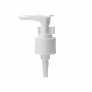 Price Best Lotion Pump 24-410, Ribbed, Clip Lock, White, 1.0ml Output - KIWL Plastic