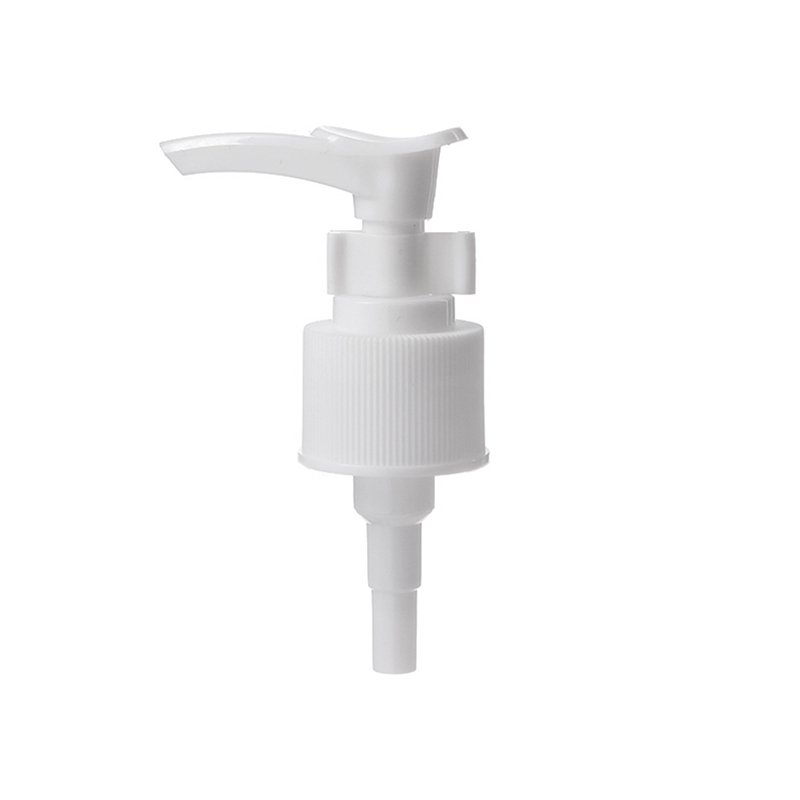 Price Best Lotion Pump 24-410, Ribbed, Clip Lock, White, 1.0ml Output - KIWL Plastic
