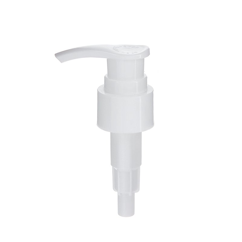 Plastic Lotion Pump Supplier, 24/410, Polypropylene, Screw Lock Down, Smooth, White, 2ml - locked status - wholesale - KIWL