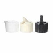 28/410 Colorful PP Plastic Ribbed Flip Spout Top Cap