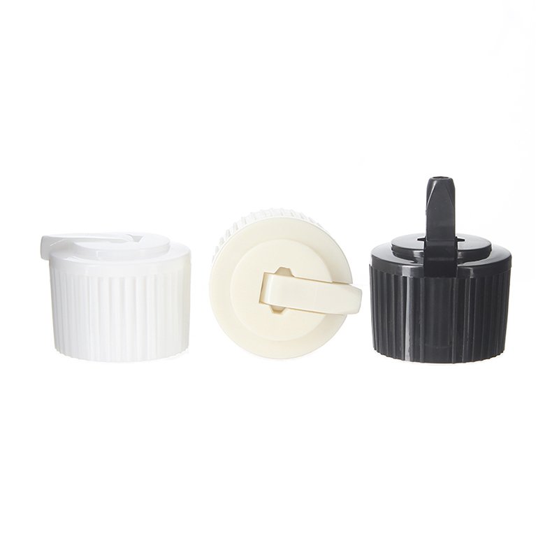 28/410 Colorful PP Plastic Ribbed Flip Spout Top Cap - Image 2