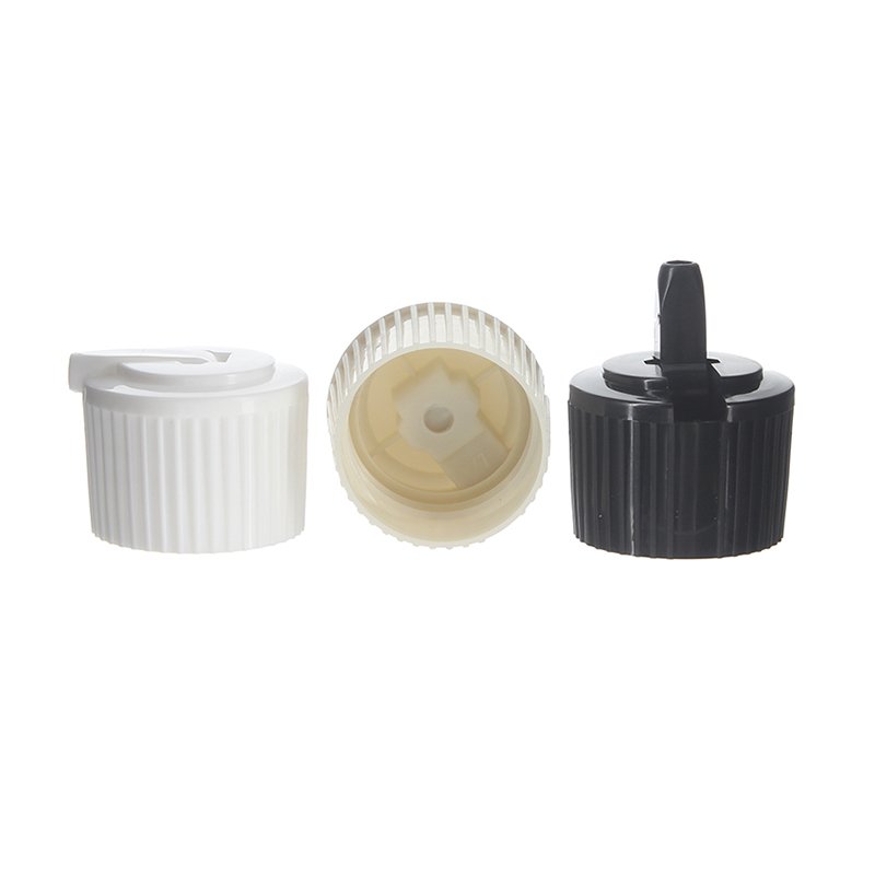 28/410 Colorful PP Plastic Ribbed Flip Spout Top Cap - Image 3
