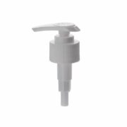 28/410 White PP Ribbed Twist Lock Down Lotion Pump
