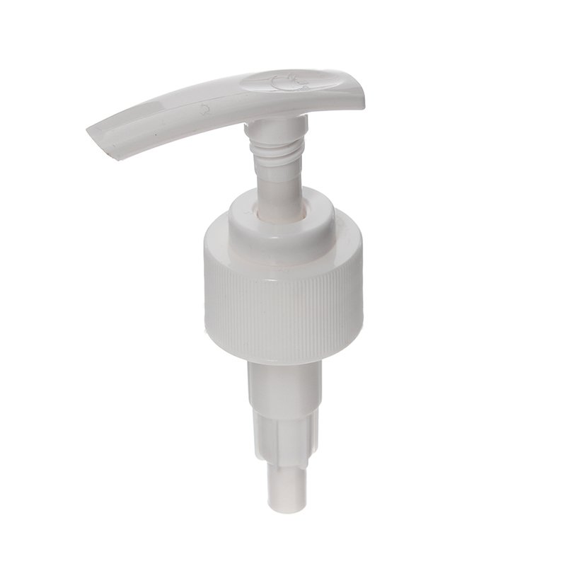 Bathroom Lotion Pump, 28-410, Ribbed, Lock Down, White, 2ml Output - unlocked
