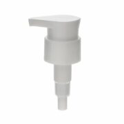 Hand Cream Pump Dispenser, 28-410, Smooth, Lock Down, White, 2ml Output