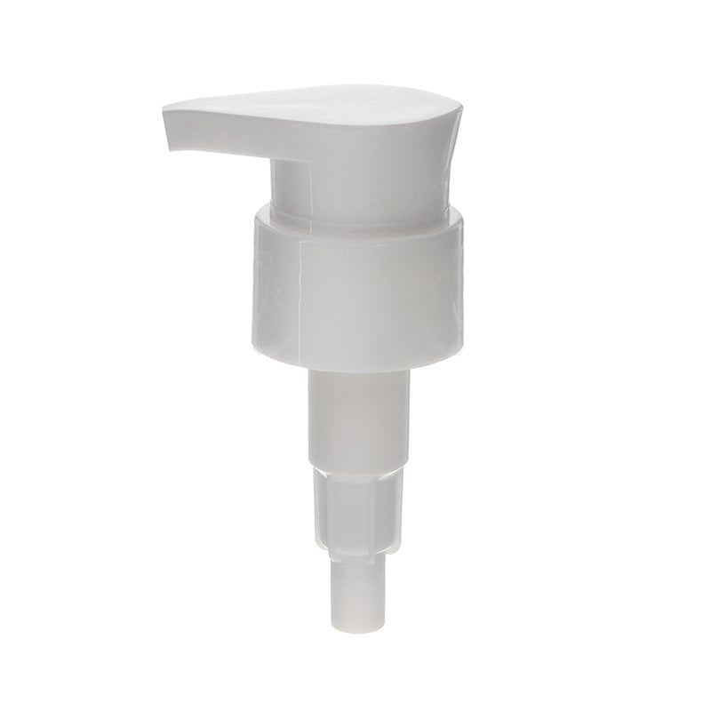 Hand Cream Pump Dispenser, 28-410, Smooth, Lock Down, White, 2ml Output