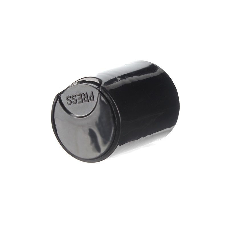 28/415 Black PP Plastic Smooth Disc Top Cap - Image 4