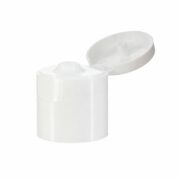 28/415 White PP Plastic Smooth Flip Top Cap