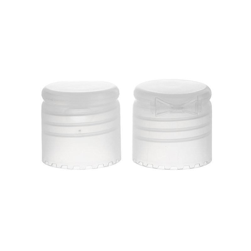 28/415 Clear PP Plastic Smooth Flip Top Cap - Image 2
