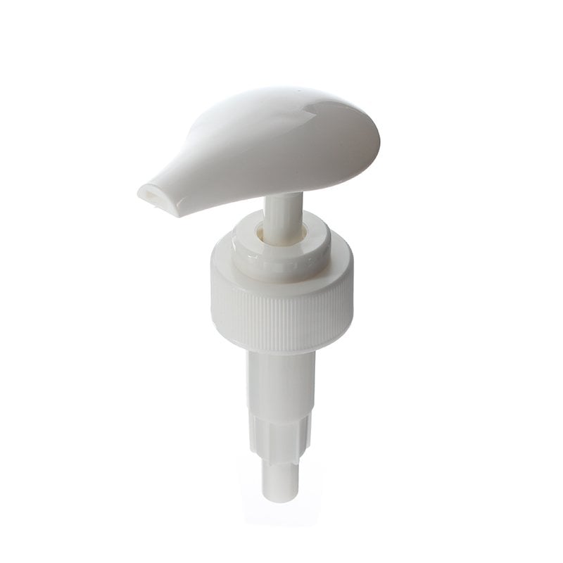 32/410 Black/White PP Ribbed Twist Lock Down Lotion Pump - Image 3