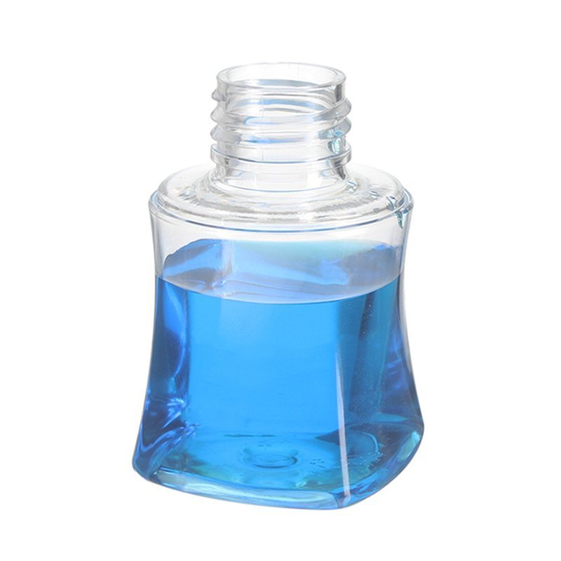 50ml Clear Square PET Plastic Bottle with 24/410 Neck - Image 3