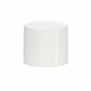 18-415 White Plastic Smooth Plain Screw Cap (1)