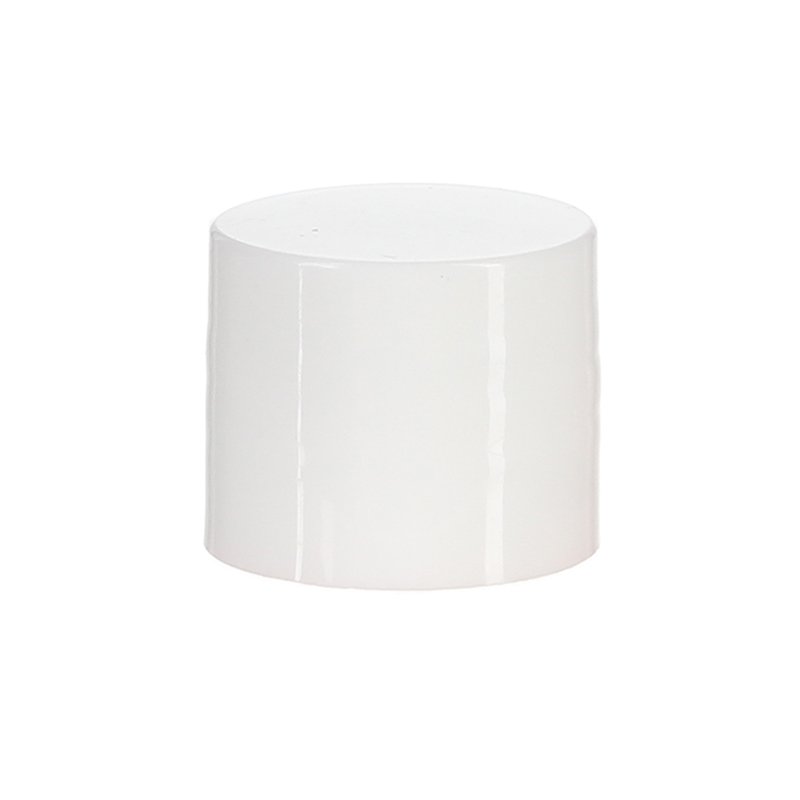 18-415 White Plastic Smooth Plain Screw Cap (1)