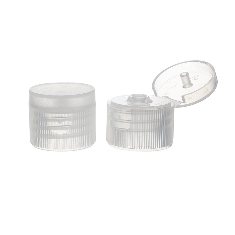 20-410 Plastic Ribbed Flip Top Cap with Custom Color FG25L01 (4)