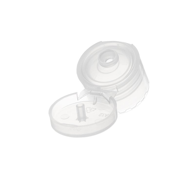 20-410 Transparent Plastic Smooth Flip Top Caps FG25G02 (4)