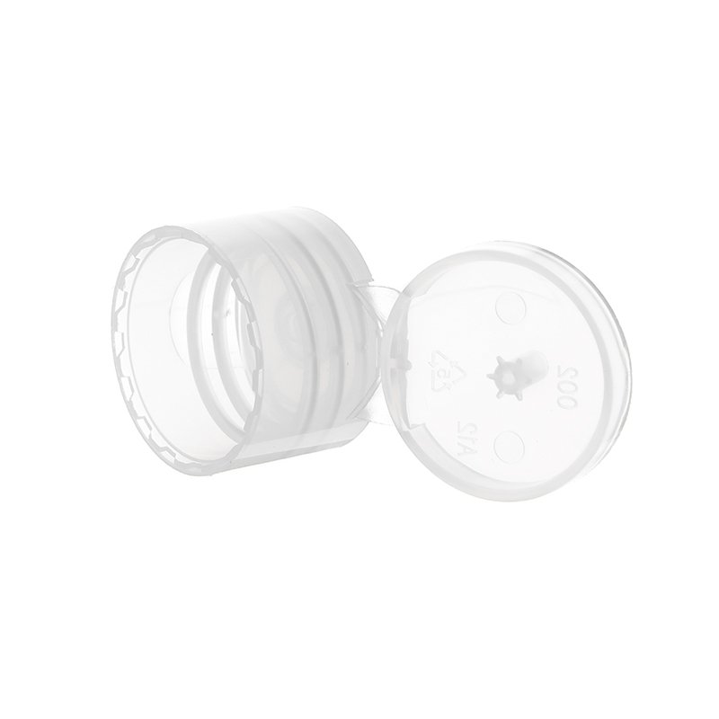 20-410 Transparent Plastic Smooth Flip Top Caps FG25G02 (5)