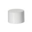 18mm 18/410 White PP Plastic Smooth Plain Screw Top Cap with PE Foam Liner