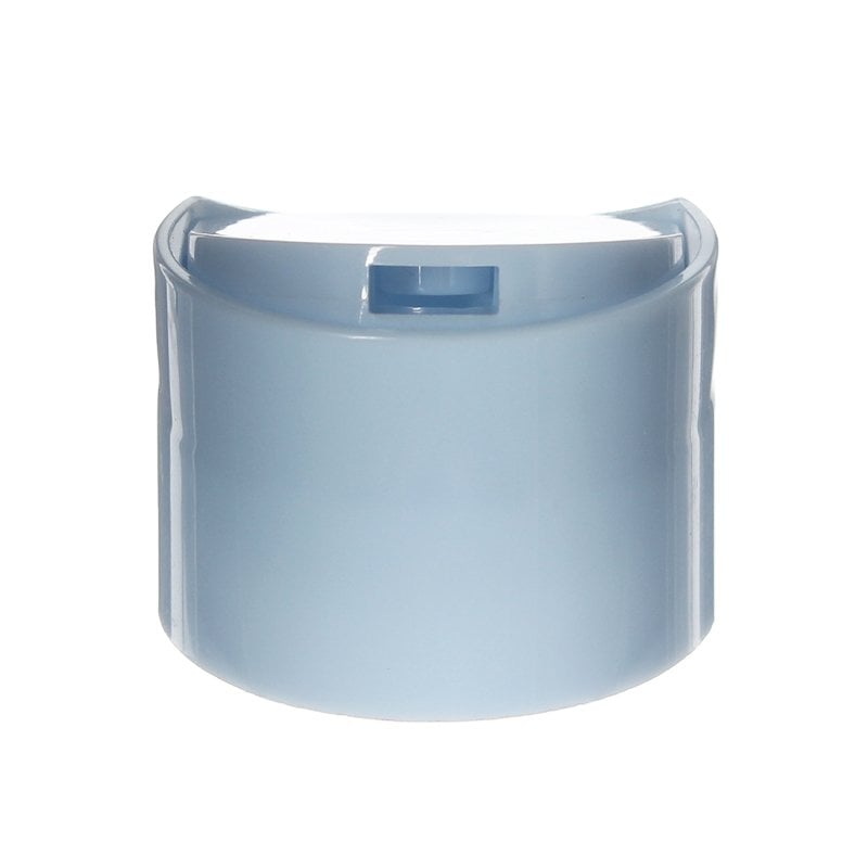 20mm 20-410 Blue PP Plastic Smooth Double Wall Disc Top Cap QG25SC01 (2)