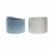20mm 20-410 Blue PP Plastic Smooth Double Wall Disc Top Cap QG25SC01 (3)