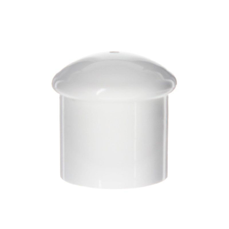 20mm 20-415 White Plastic Smooth Plain Screw Cap XG20G02 (1)