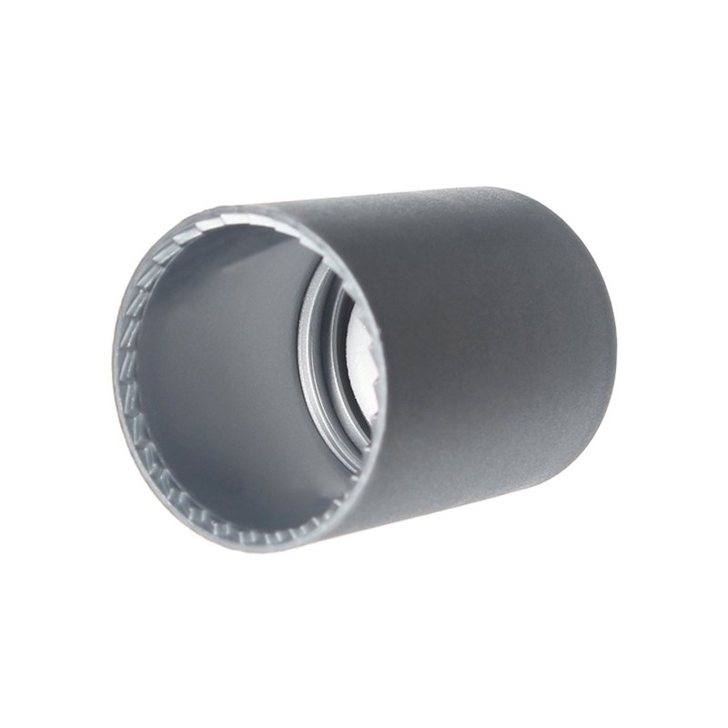 22mm 22-415 Gray PP Plastic Smooth Plain Screw Cap XG40G01 (2)