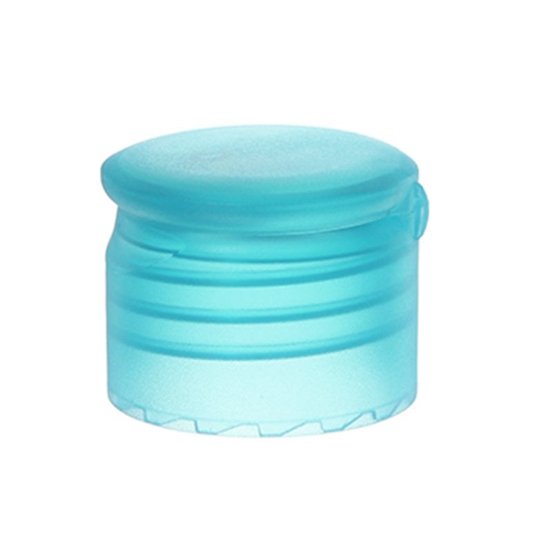 24-410 Blue PP Plastic Smooth Flip Top Cap FG65G09 (2)