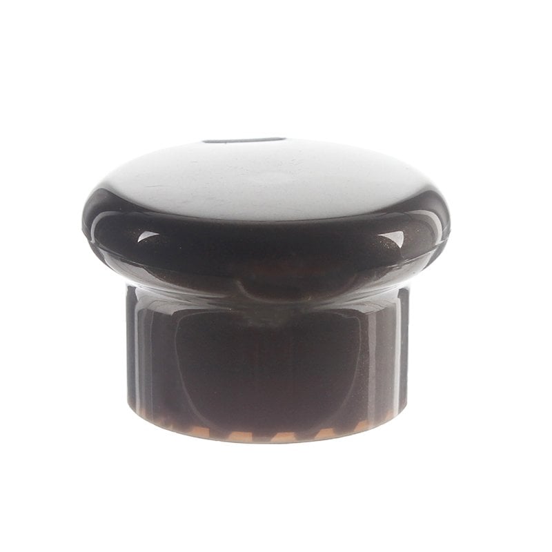 24-410 Brown PP Plastic Smooth Flip Top Cap FG25M01 (1)