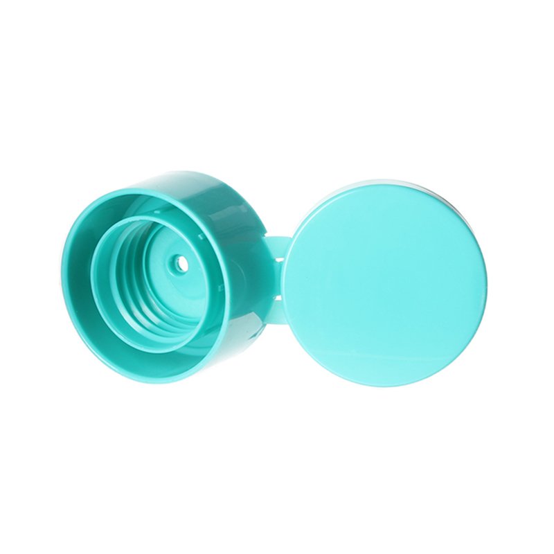 24-410 Green PP Plastic Smooth Double Wall Flip Top Cap FG65SC01 (1)