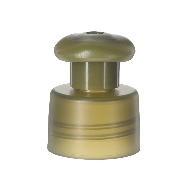 24-410 Green PP Plastic Smooth Push Pull Cap TL65G03 (1)