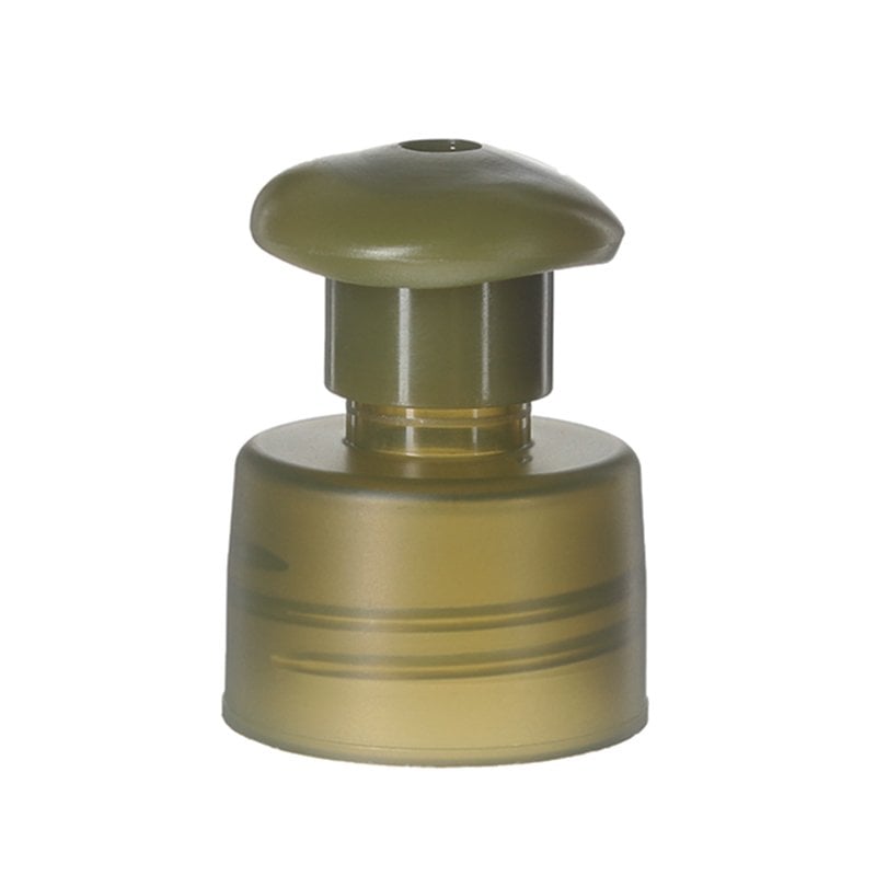 24-410 Green PP Plastic Smooth Push Pull Cap TL65G03 (2)