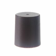 24mm 24-415 Brown PP Plastic Smooth Plain Screw Cap XG60G03 (2)