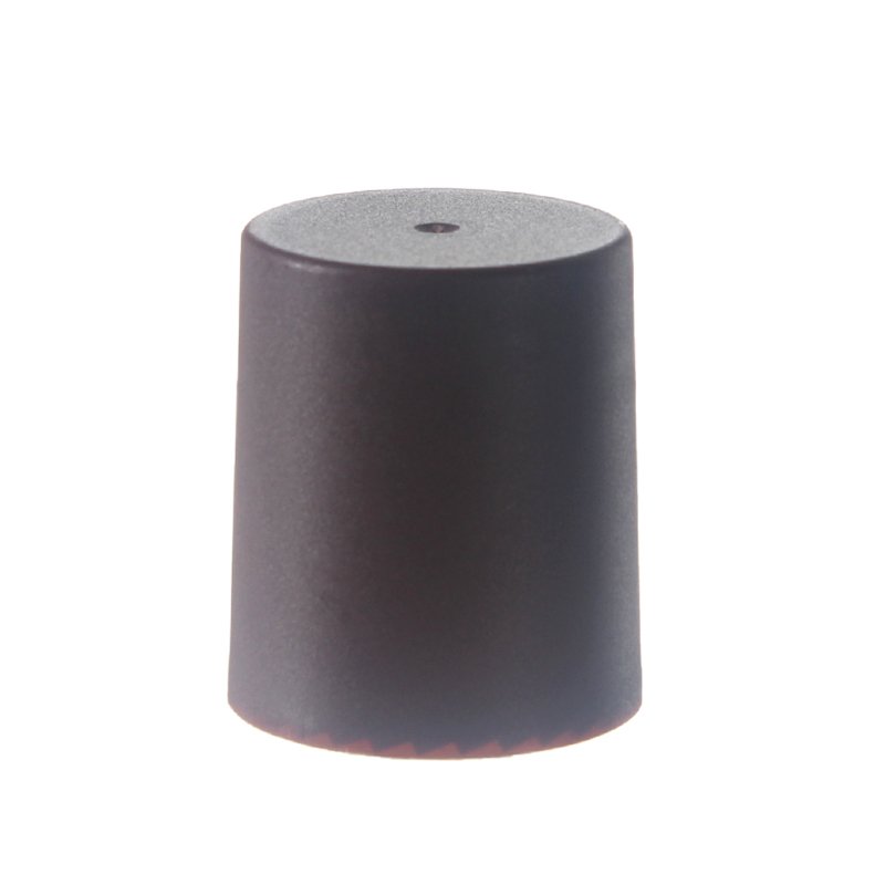 24mm 24-415 Brown PP Plastic Smooth Plain Screw Cap XG60G03 (2)