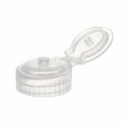 28-400 Clear PP Plastic Ribbed Flip Top Cap FG04XF01 (3)