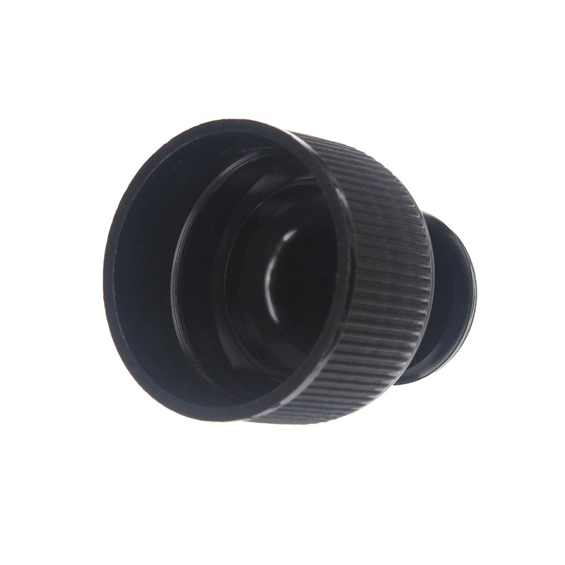 28-410 Blue PP Plastic Ribbed Push Pull Cap TL05L02 (3)