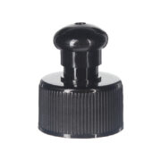 28-410 Blue PP Plastic Ribbed Push Pull Caps TL05L02 (2)