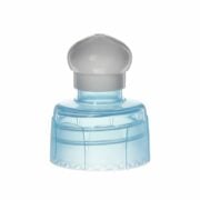 28-410 Blue-White PP Plastic Smooth Push Pull Cap TL05G02 (2)