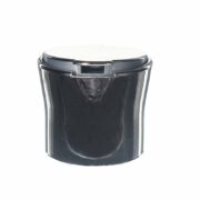 28mm 28-410 Sliver PP Plastic Smooth Disc Top Cap QG05M01( (2)