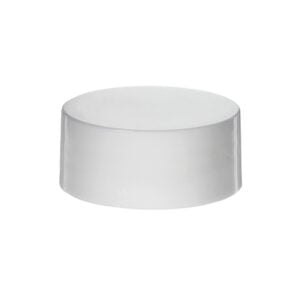 32mm 32/410 White PP Plastic Smooth Plain Screw Cap with PE Foam Liner