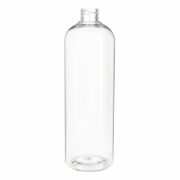 750ml-25oz Clear PET Plastic Cosmo Round Bottle 01750YY05M (1)