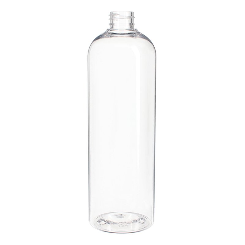 750ml-25oz Clear PET Plastic Cosmo Round Bottle 01750YY05M (1)