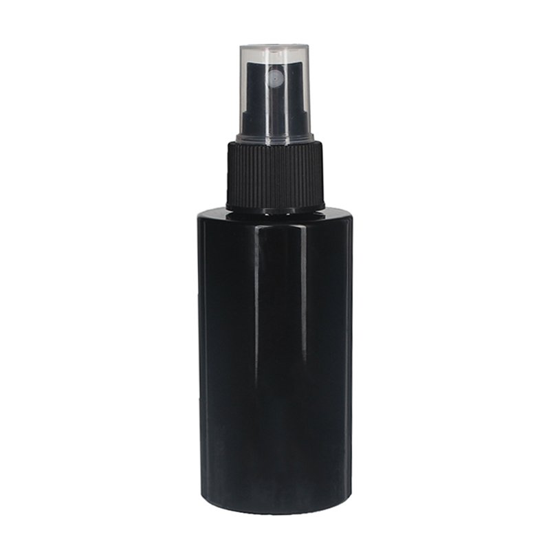 100ml Black PET Plastic Cylinder Bottles 01100-2YP65M (2)