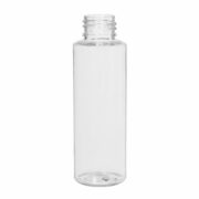 100ml Clear PET Plastic Cylinder Bottles 01100YP65M (1)