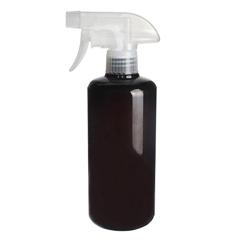 500ml Black PET Plastic Boston Round Bottles 01500YY05M (4)