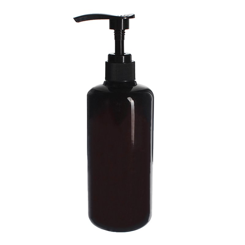 500ml Black PET Plastic Boston Round Bottles 01500YY05M (6)