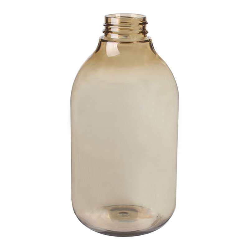 500ml Brown PET Plastic Modern Bottles 01500YY55M (1)