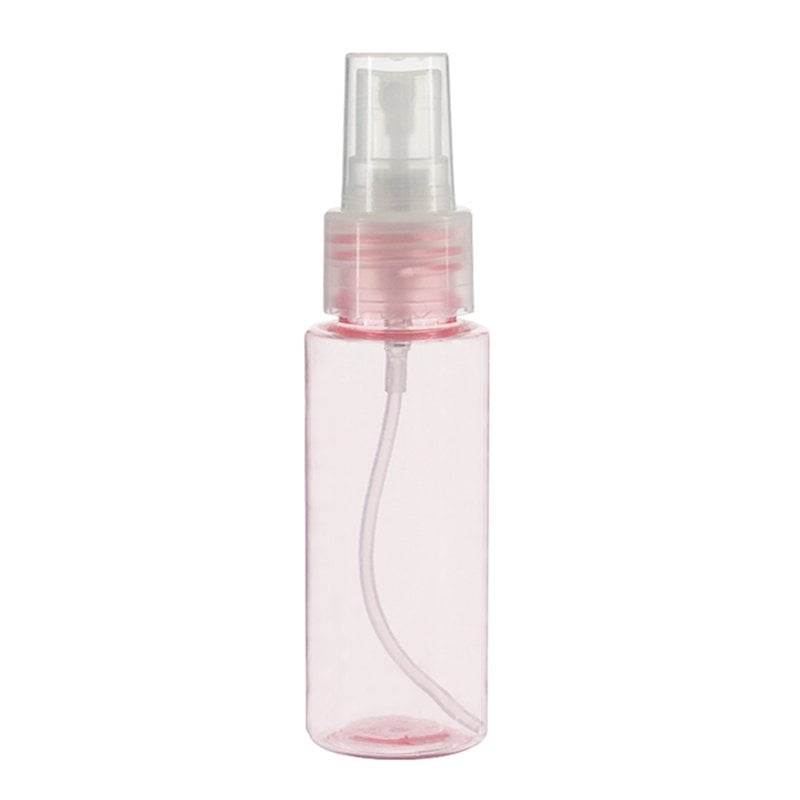 60ml/2 oz Pink PET Plastic Cylinder Bottle with 24/410 Neck - Image 4