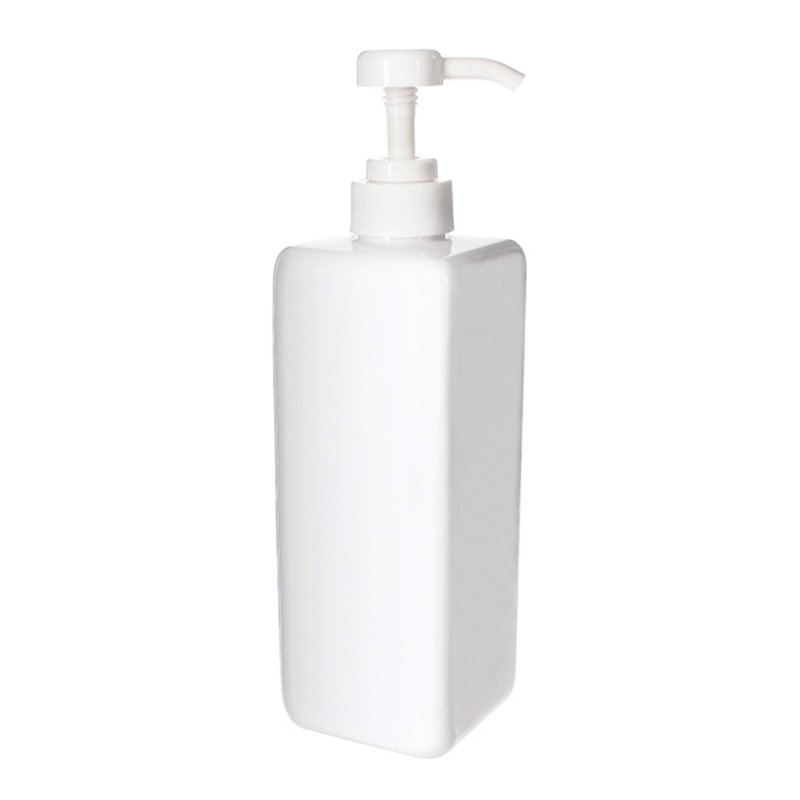 750ml White PET Plastic Squre Bottles 01750FF55M (2)