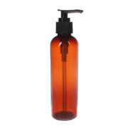 200ml Amber PET Plastic Boston Round Bottle 01200YY65M (2)