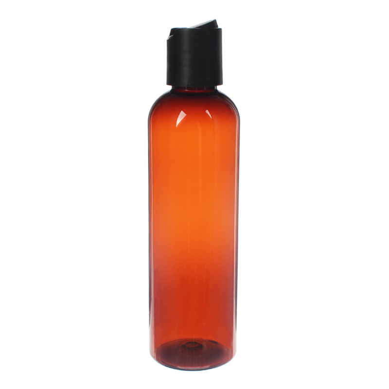 200ml Amber PET Plastic Boston Round Bottle 01200YY65M (3)