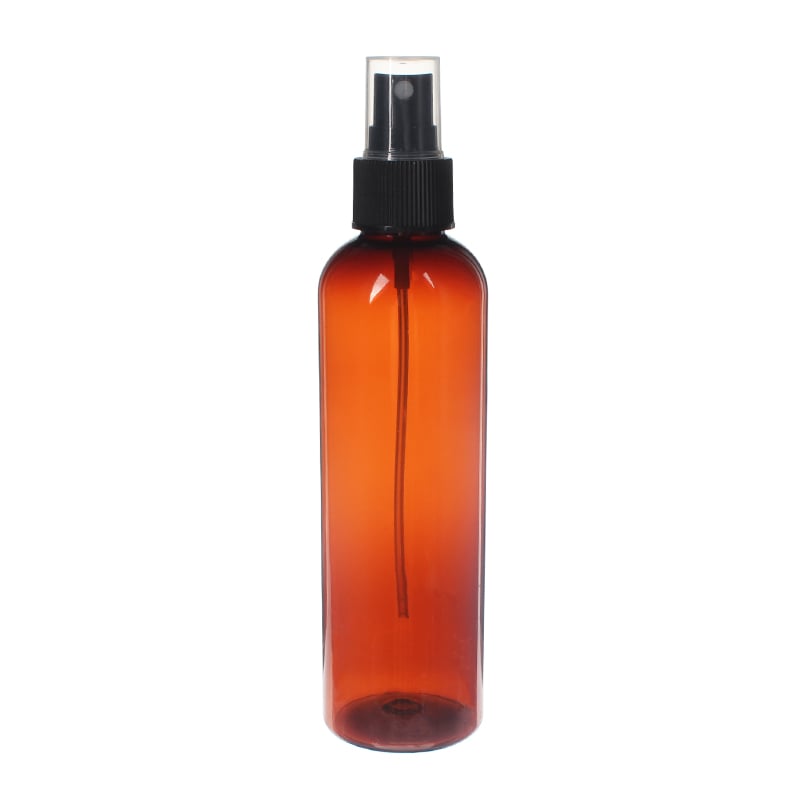 200ml Amber PET Plastic Boston Round Bottle 01200YY65M (4)